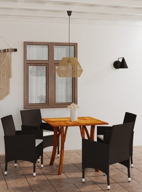 VidaXL 5-delige Tuinset bruin