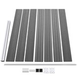 VidaXL Schuttingpanelenset 526x146 cm HKC grijs