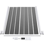 VidaXL Schuttingpanelenset 353x146 cm HKC grijs