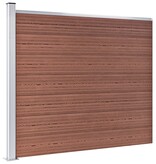 VidaXL Schuttingpanelenset 872x146 cm HKC bruin
