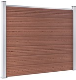 VidaXL Schuttingpanelenset 872x146 cm HKC bruin