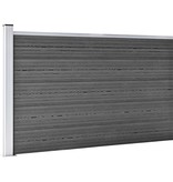 VidaXL Schuttingpanelenset 699x105 cm HKC zwart