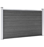VidaXL Schuttingpanelenset 526x105 cm HKC zwart