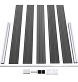 VidaXL Schuttingpanelenset 526x105 cm HKC zwart