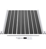 VidaXL Schuttingpanelenset 1737x186 cm HKC zwart