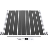 VidaXL Schuttingpanelenset 1564x186 cm HKC zwart