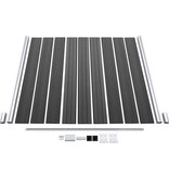 VidaXL Schuttingpanelenset 1218x186 cm HKC zwart
