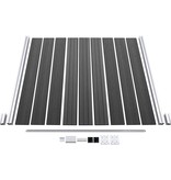 VidaXL Schuttingpanelenset 353x186 cm HKC zwart