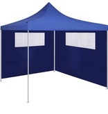 VidaXL Prieelzijwanden met ramen 2 st blauw