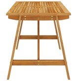 VidaXL 7-delige Tuinset donkergrijs