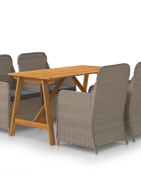 VidaXL 5-delige Tuinset bruin