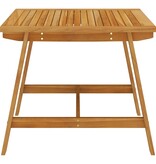 VidaXL 3-delige Tuinset donkergrijs