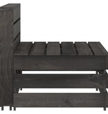 VidaXL 7-delige Loungeset grijs geïmpregneerd grenenhout