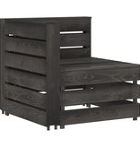 VidaXL 6-delige Loungeset grijs geïmpregneerd grenenhout