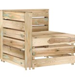 VidaXL 4-delige Loungeset groen geïmpregneerd grenenhout
