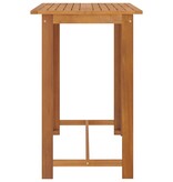 VidaXL 7-delige Tuinbarset zwart