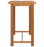 VidaXL 7-delige Tuinbarset met kussens grijs