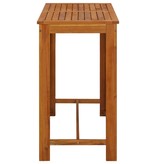 VidaXL 7-delige Tuinbarset zwart