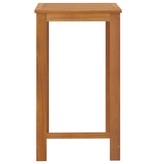 VidaXL 5-delige Tuinbarset grijs