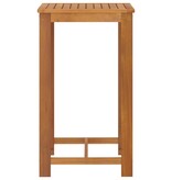 VidaXL 5-delige Tuinbarset zwart