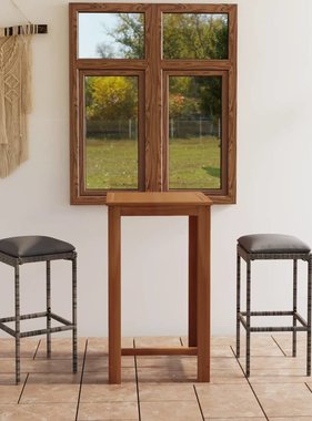 VidaXL 3-delige Tuinbarset met kussens grijs