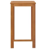 VidaXL 3-delige Tuinbarset met kussens zwart