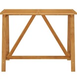 VidaXL 7-delige Tuinbarset grijs