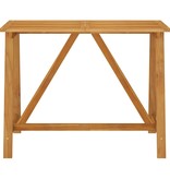 VidaXL 5-delige Tuinbarset grijs