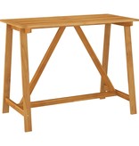 VidaXL 5-delige Tuinbarset zwart