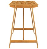 VidaXL 5-delige Tuinbarset zwart