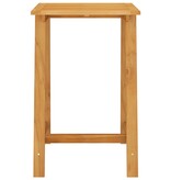 VidaXL 5-delige Tuinbarset grijs