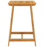 VidaXL 5-delige Tuinbarset zwart