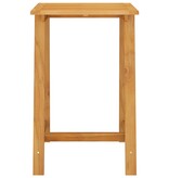 VidaXL 3-delige Tuinbarset zwart