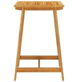 VidaXL 3-delige Tuinbarset zwart