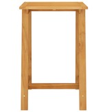 VidaXL 5-delige Tuinbarset met kussens zwart