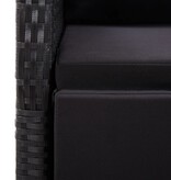 VidaXL 3-delige Tuinset zwart