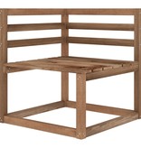 VidaXL 6-delige Loungeset bruin geïmpregneerd grenenhout