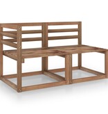 VidaXL 8-delige Loungeset met antracietkleurige kussens