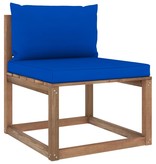 VidaXL 7-delige Loungeset pallet met kussens geïmpregneerd grenenhout