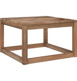 VidaXL 7-delige Loungeset pallet met kussens geïmpregneerd grenenhout