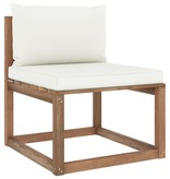 VidaXL 7-delige Loungeset pallet met kussens geïmpregneerd grenenhout