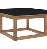 VidaXL 7-delige Loungeset pallet met kussens geïmpregneerd grenenhout