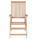 VidaXL Tuinstoelen verstelbaar 6 st massief teakhout
