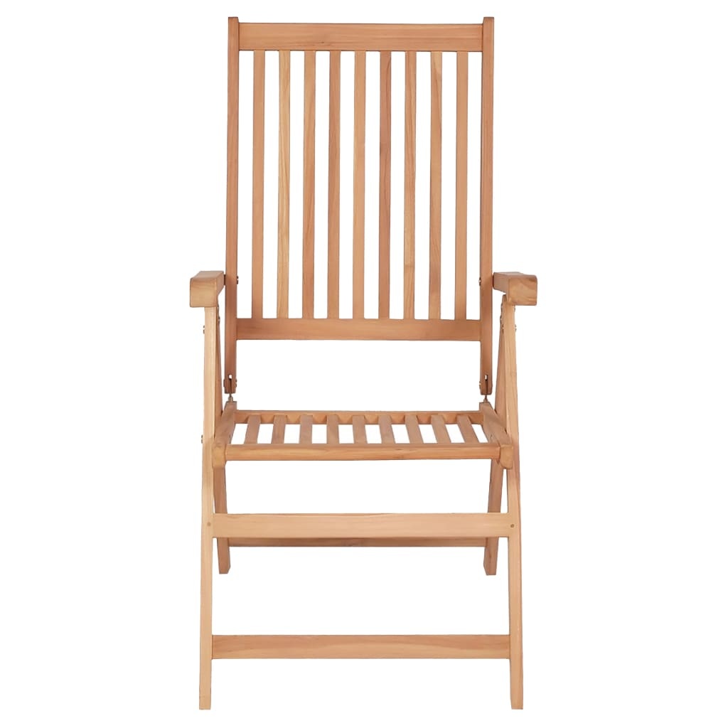 VidaXL Tuinstoelen verstelbaar 6 st massief teakhout