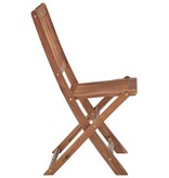 VidaXL Tuinstoelen inklapbaar 6 st massief acaciahout