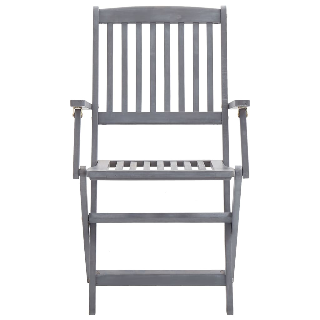 VidaXL Tuinstoelen inklapbaar 6 st massief acaciahout
