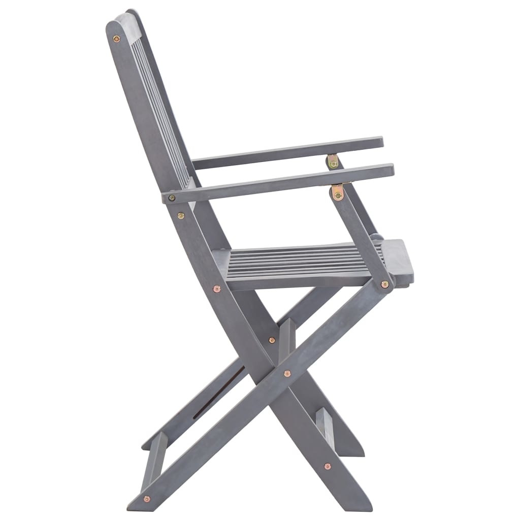 VidaXL Tuinstoelen inklapbaar 6 st massief acaciahout