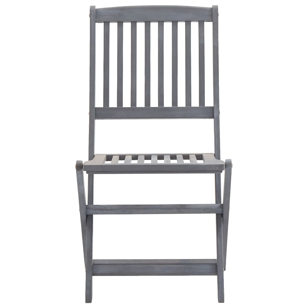 VidaXL Tuinstoelen inklapbaar 6 st met kussens massief acaciahout