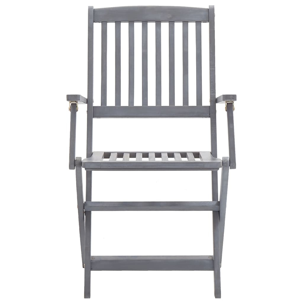 VidaXL Tuinstoelen inklapbaar 6 st met kussens massief acaciahout