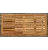 VidaXL 5-delige Tuinbarset met kussens poly rattan grijs